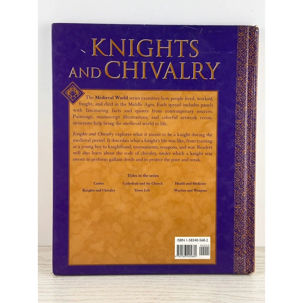 Knights and Chivalry Medieval World Hardcover‎ Book by Kathy Elgin